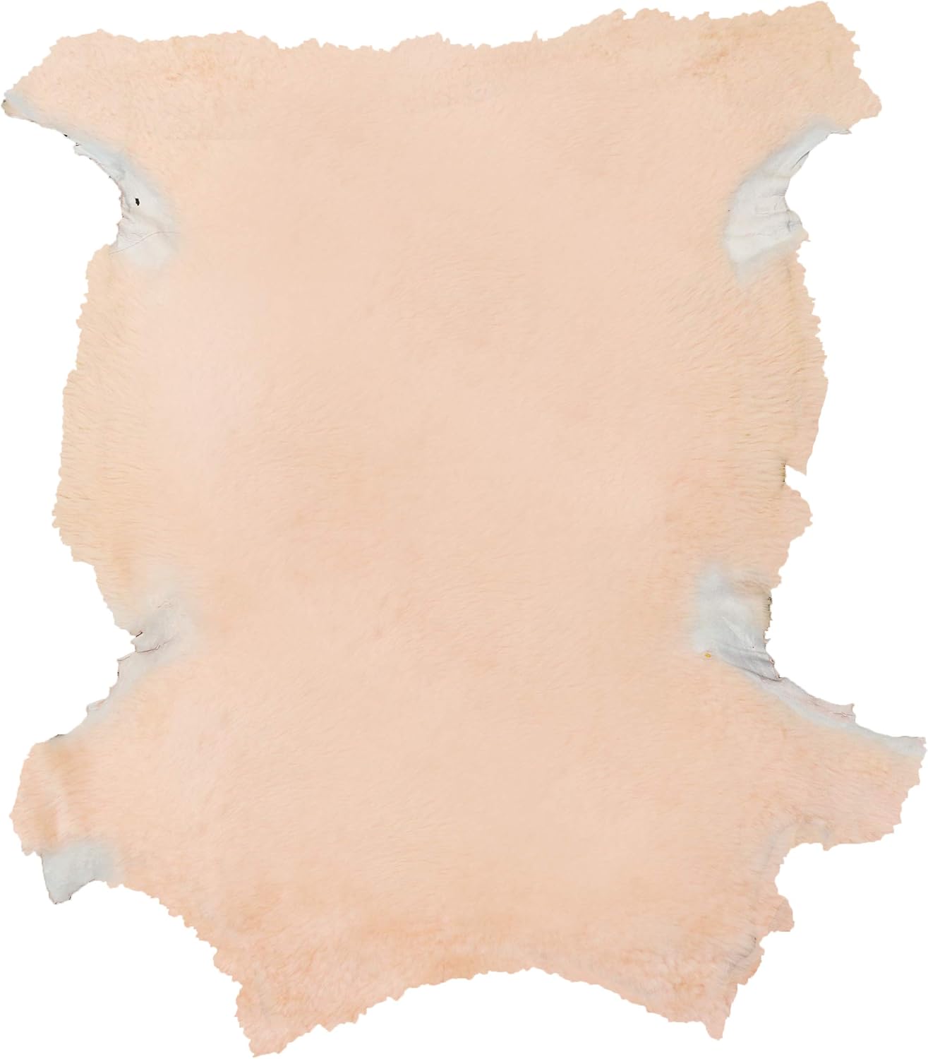 Glacier Wear New Pink Shearling Sheepskin Leather Hide Fur Pelt Skin (6.00 to 6.75 sq ft)