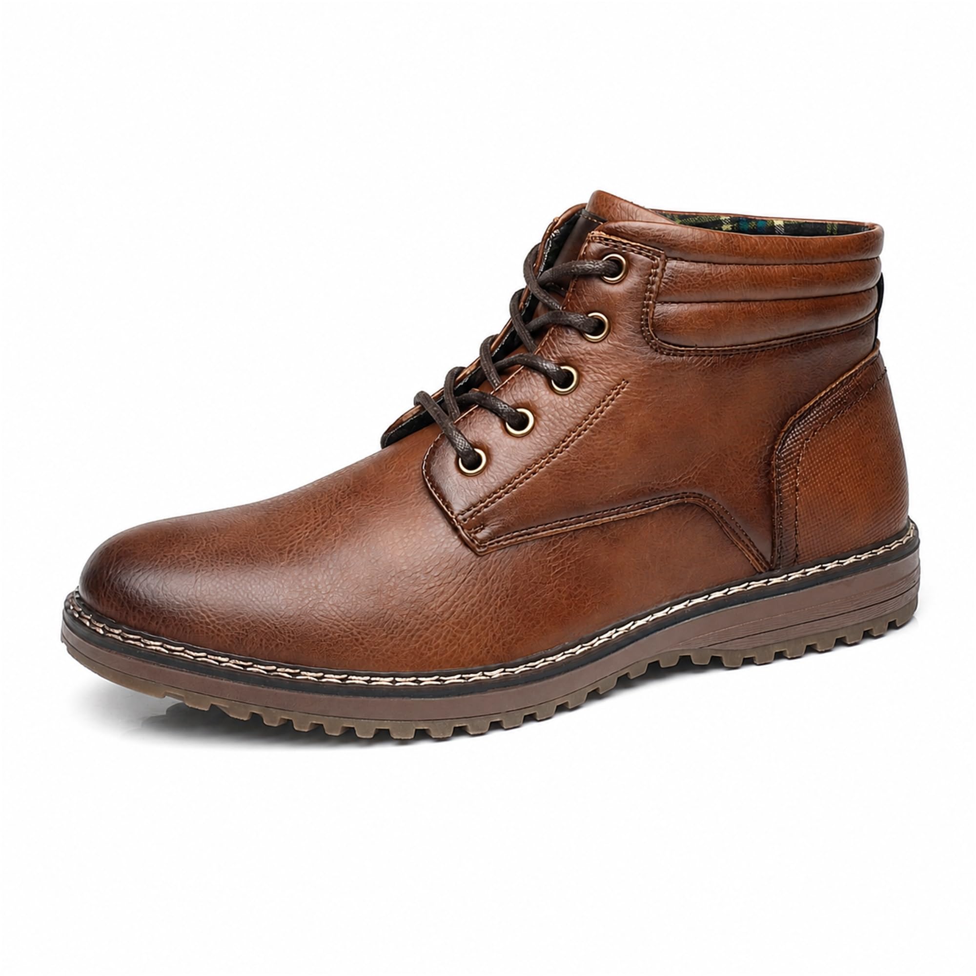 KNBR Botas de moto para hombre, botas clásicas Chukka, zapatos casuales