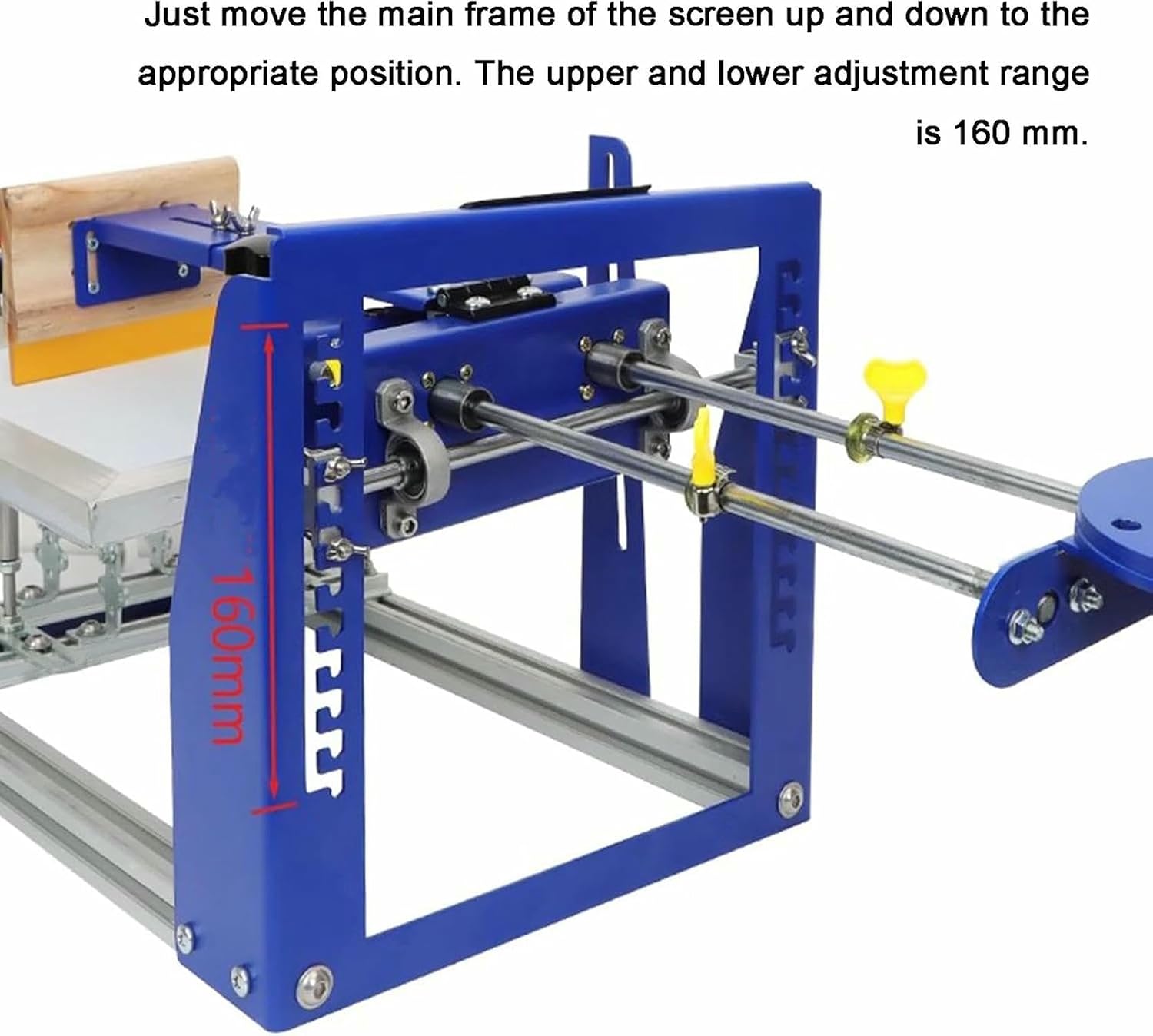 8 X 10 Inch Manual Curve Screen Printing Machine, with Push and Traction System, with 3 Roll Sets and A Maximum Diameter of 170 Mm, for Cylindrical and Conical Products