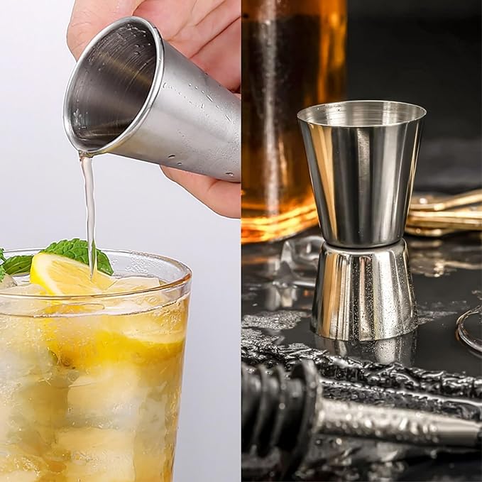 Set de Coctelera de Acero Inoxidable con Accesorios para Bar miniatura 4