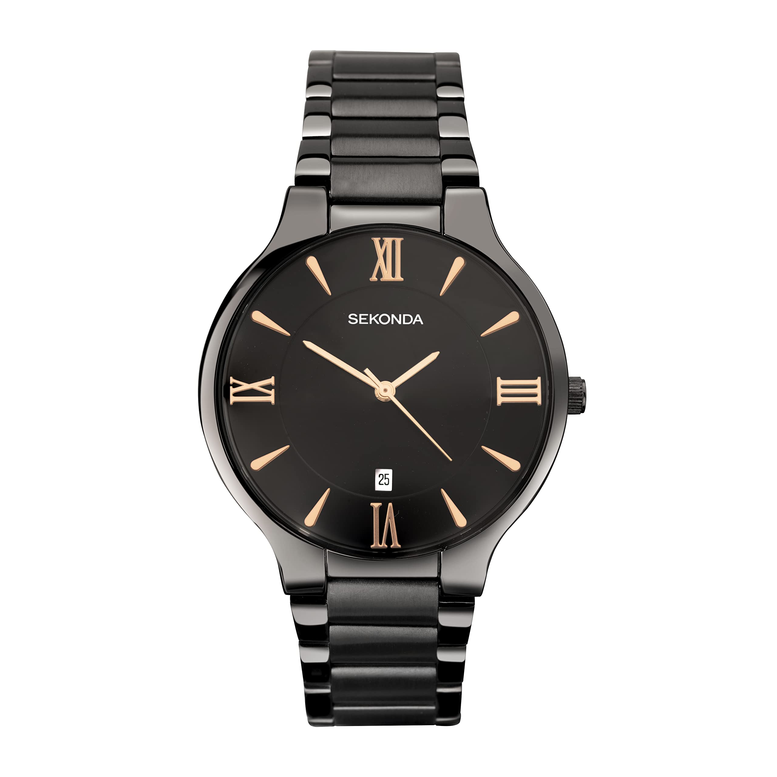 Sekonda Women's   Black Wilson Classic Gunmetal Watch 1934 , BrandAlley