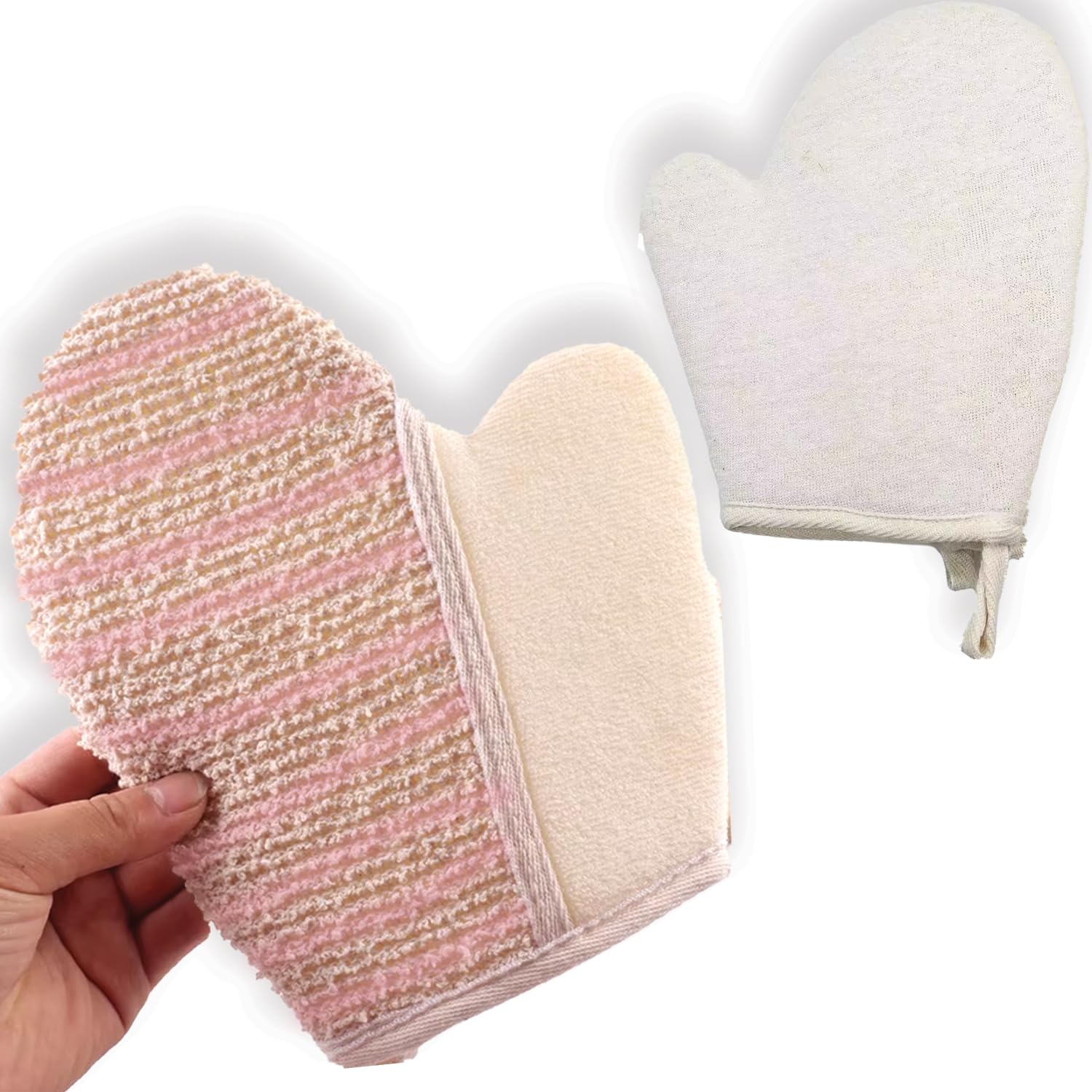 TEMPERIA (1pc) Exfoliating Gloves for Dead Skin - Premium, Ergonomic Design Exfoliator Scrub - Body Scrubber for Bathing, Bath & Shower for Women & Men (Random Colors) (MN01)-image-39