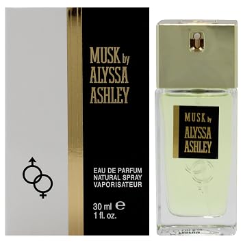 Alyssa Ashley Musk - Perfume for Men and Women with Citrus and Sicilian Bergamot - Travel Size Perfume Mini Fragrances - 1 oz EDP Spray