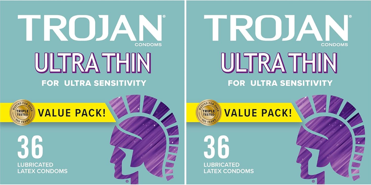 Trojan Ultra Thin 36ct, pk of 2