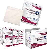 Vista 1 de Dynarex Esponjas no tejidas, estériles, esponjas de gasa, altamente absorbentes y con menos pelusa, 4 x 4 pulgadas, 4 capas, 1 caja de 600