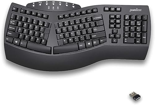 Miniatura 2 de Paquete ergonómico PERIBOARD-612 Teclado ergonómico inalámbrico con ratón vertical inalámbrico PERIMICE-713