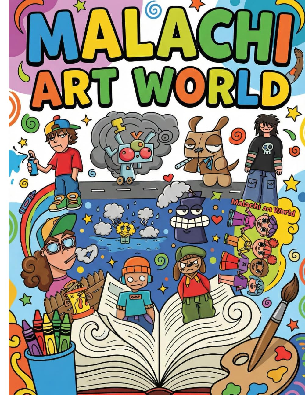 Malachi Art World: Fun & Creative Coloring Book for Kids