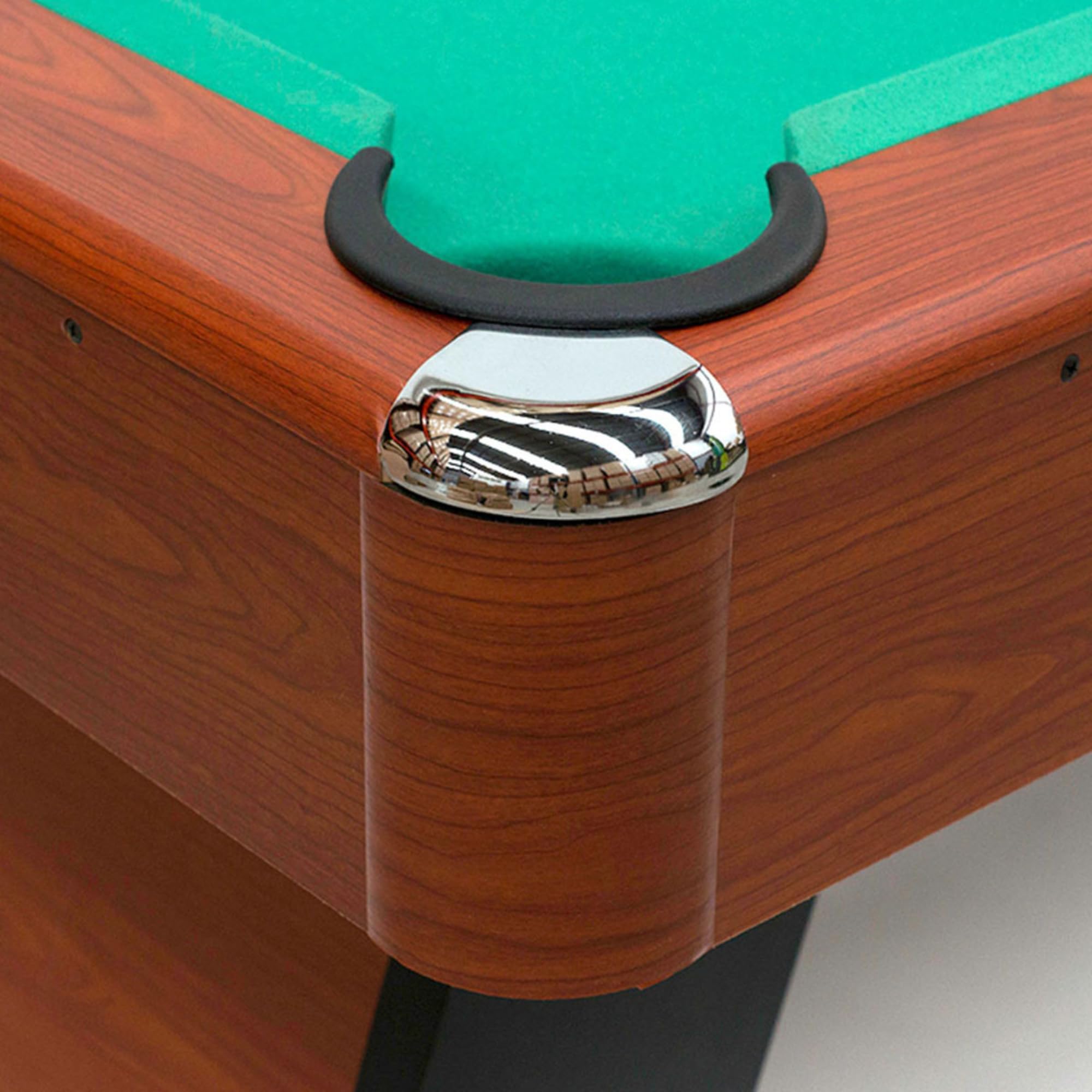 PL Ociotrends Mesa de Billar Semi Profesional Alejandría | Color Verde Clásico con Niveladores en Todas Las Patas | Incluye Juego Completo de Accesorios