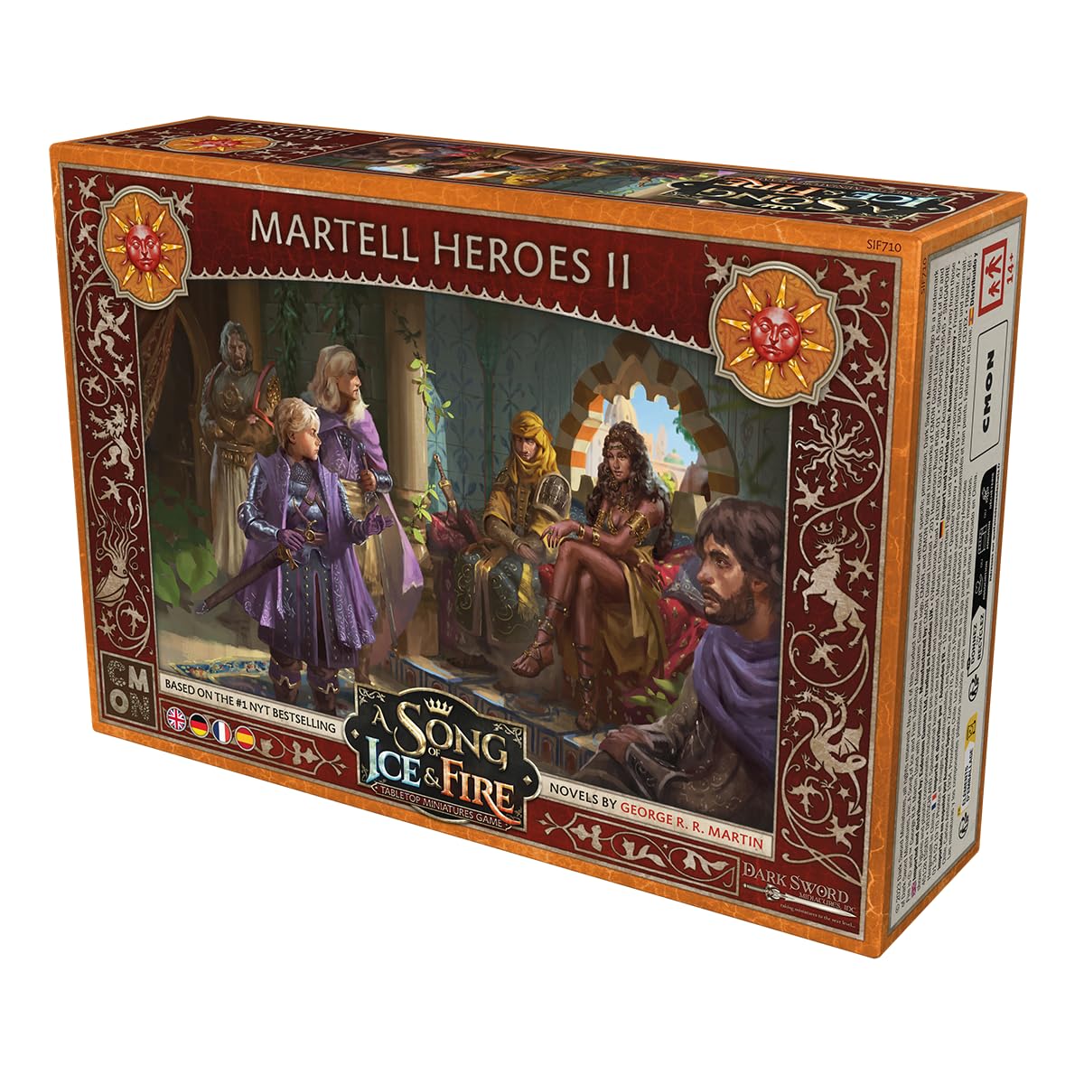 CMON, A Song of Ice & Fire – Helden von Haus Martell II, Erweiterung, Tabletop, 2 Spieler, Ab 14+ Jahren, 45-60 Minuten, Deutsch, Mehrsprachig
