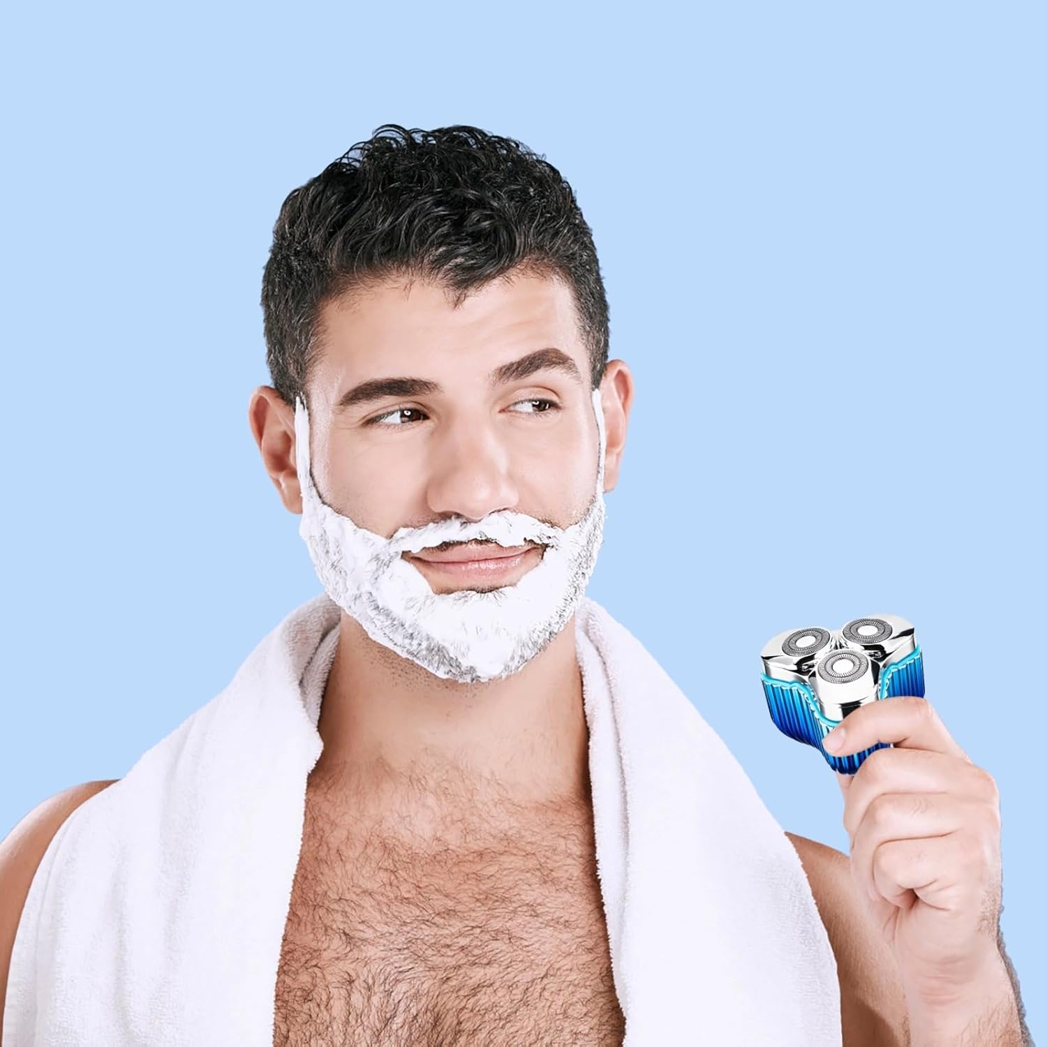 Men'S Zinc Alloy Mini Shaver, Rechargeable Pocket Shaver, Portable Travel Electric, Grooming, Ipx7 Waterproof