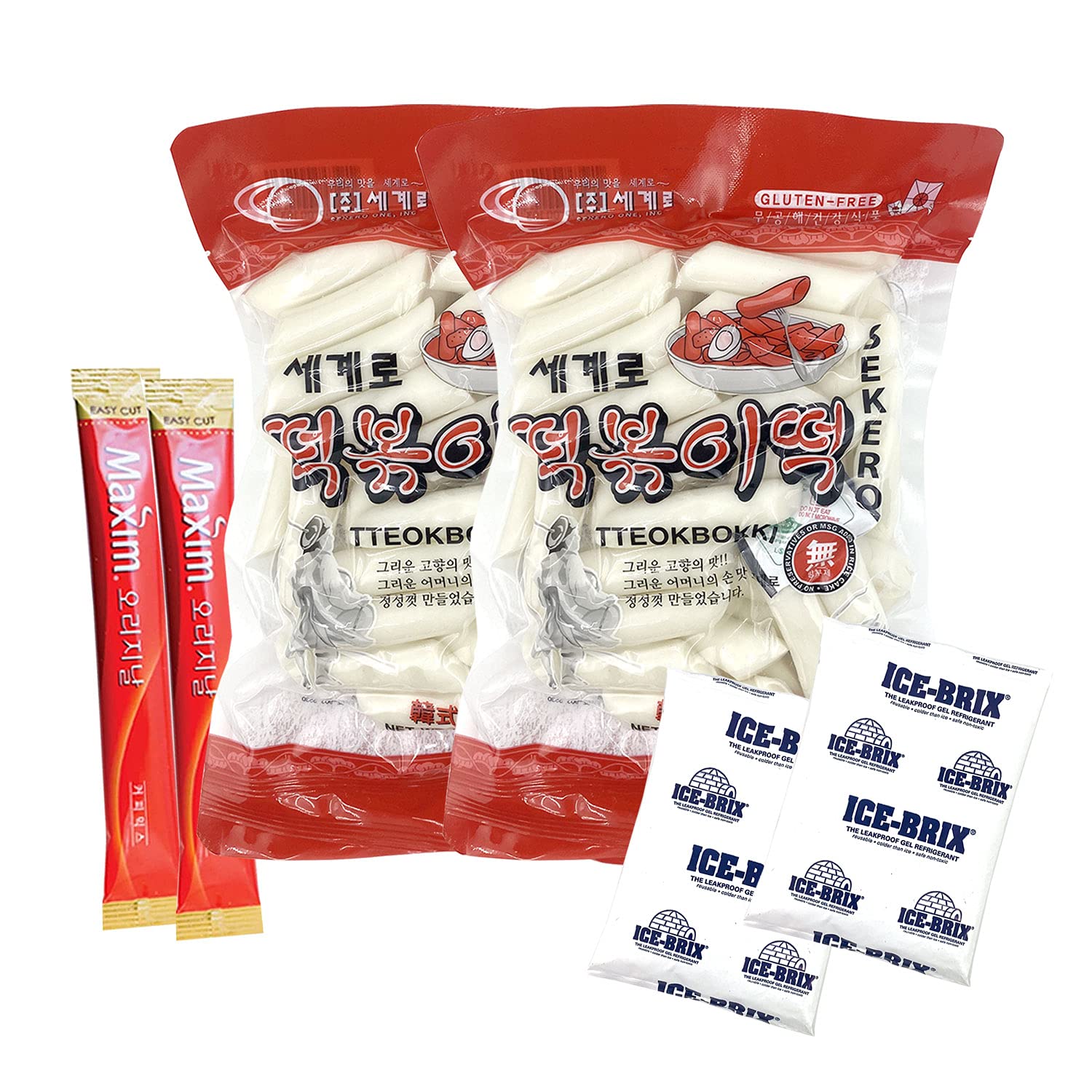 Buy [Sekero] 2 Pack of Korean Traditional Rice Cake for Tteokbokki