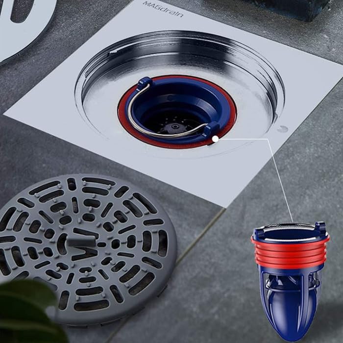 Buy One Way Valve for Pipes Tubes in Bathroom Floor Drain Backflow