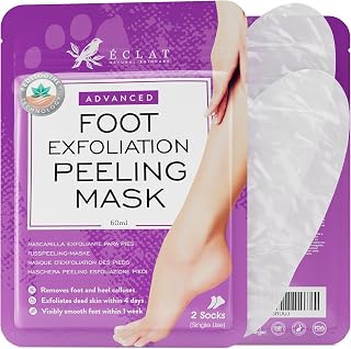 Exfoliating Foot Peel Mask for Soft Baby Feet - 1 Pair Foot Mask Socks Repairs Rough Heels, Removes Dry, Dead Skin - Moisturising Foot Peeling Mask for Hard Skin, Callus, Cracked Heels