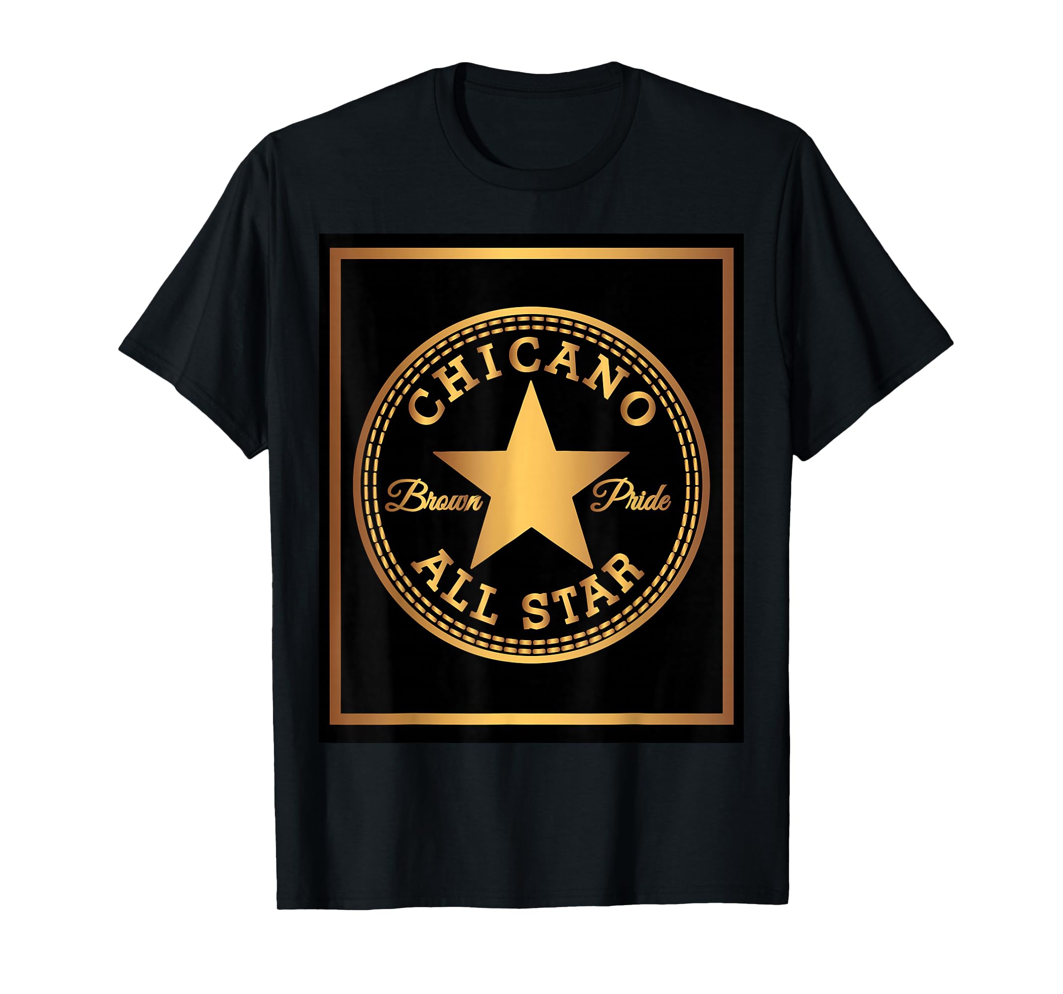 Chicano Brown Pride Gold T Shirt T-Shirt