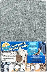 Arranhador Adesivo para Gatos - Protetor para Sofá, Cama e Móveis - Carpete Premium - Evite Arranhões e Mantenha Seu Pet Feliz (Cinza Claro, 1 Unidade)
