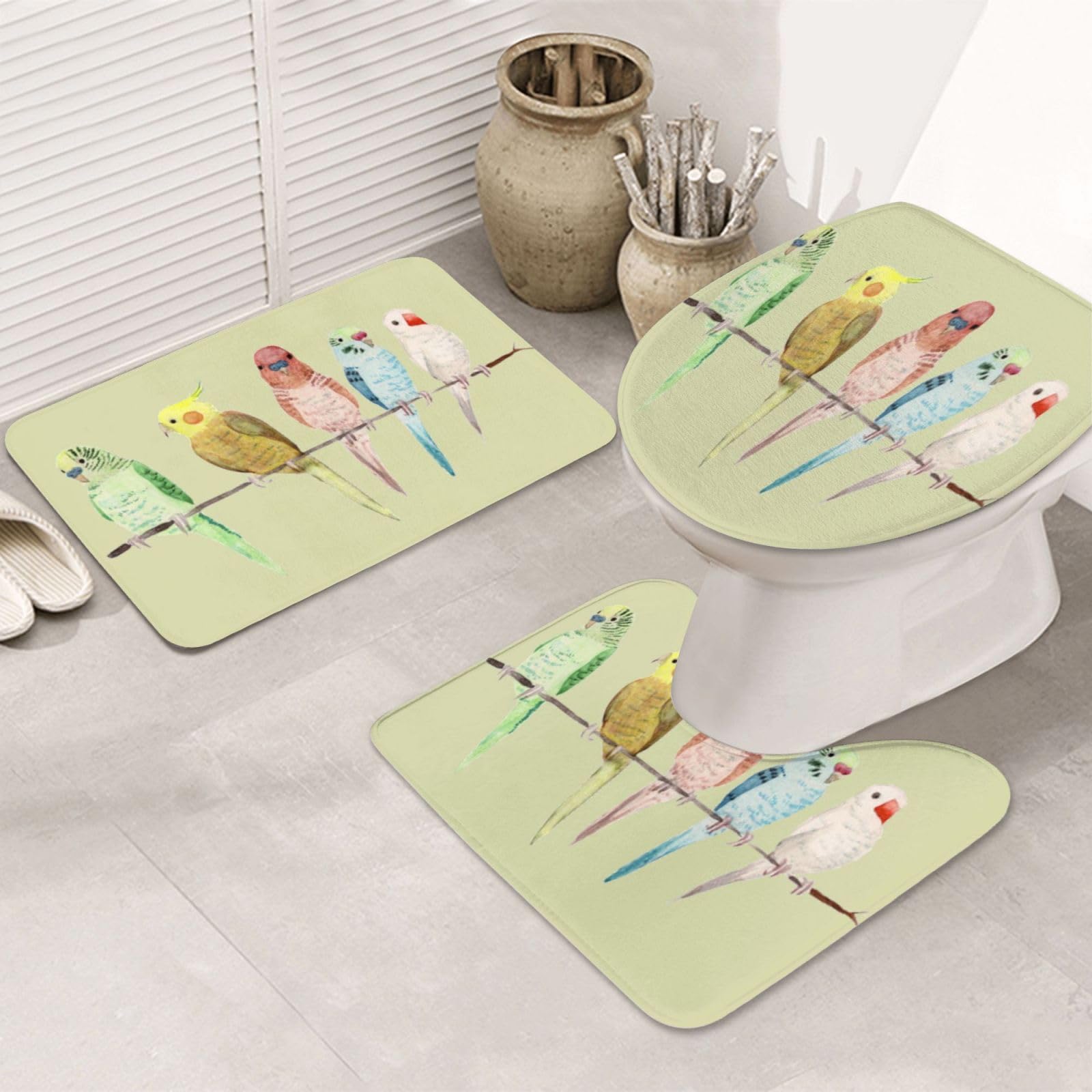 Tapis de salle de bain en peluche durable et confortable BONDIJ