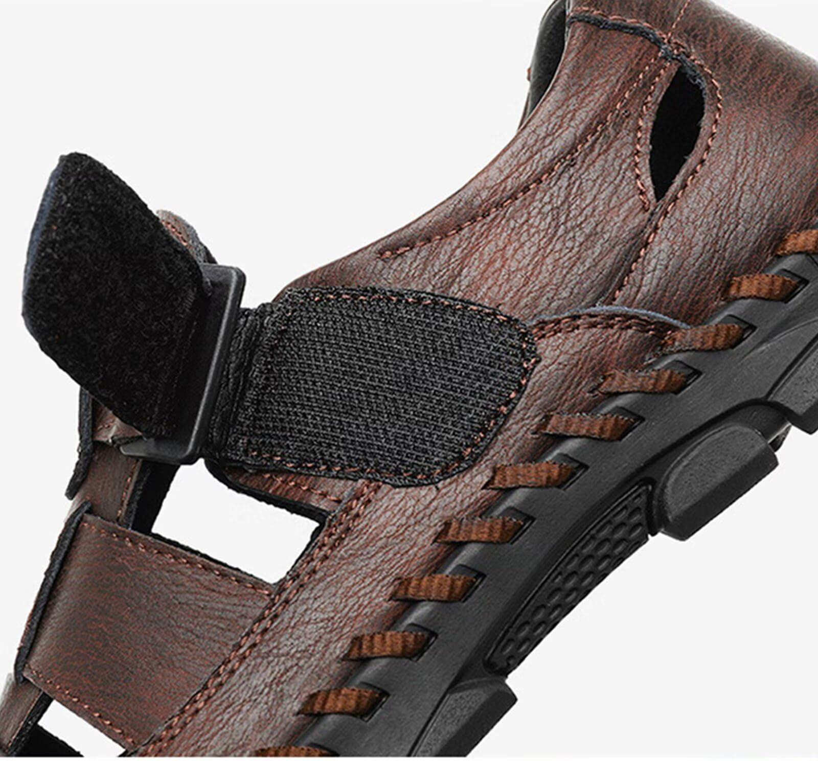 Rivccku Sandalias Deportivas Hombre Verano Sandalia de Senderismo Exterior Antideslizantes Casual Trekking