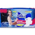 Stayfree Secure Cottony Sanitary Napkins with Wings - 20 Pads (XL) (Pack of 1)