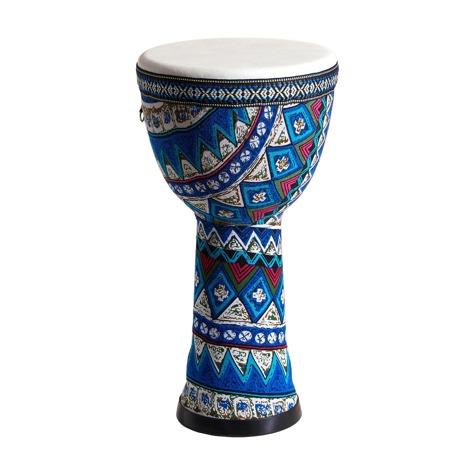 Drum Africano Ligero Liviano Aplazando el Tambor Colorido Bongo Duming para Adultos (Mar de flores)