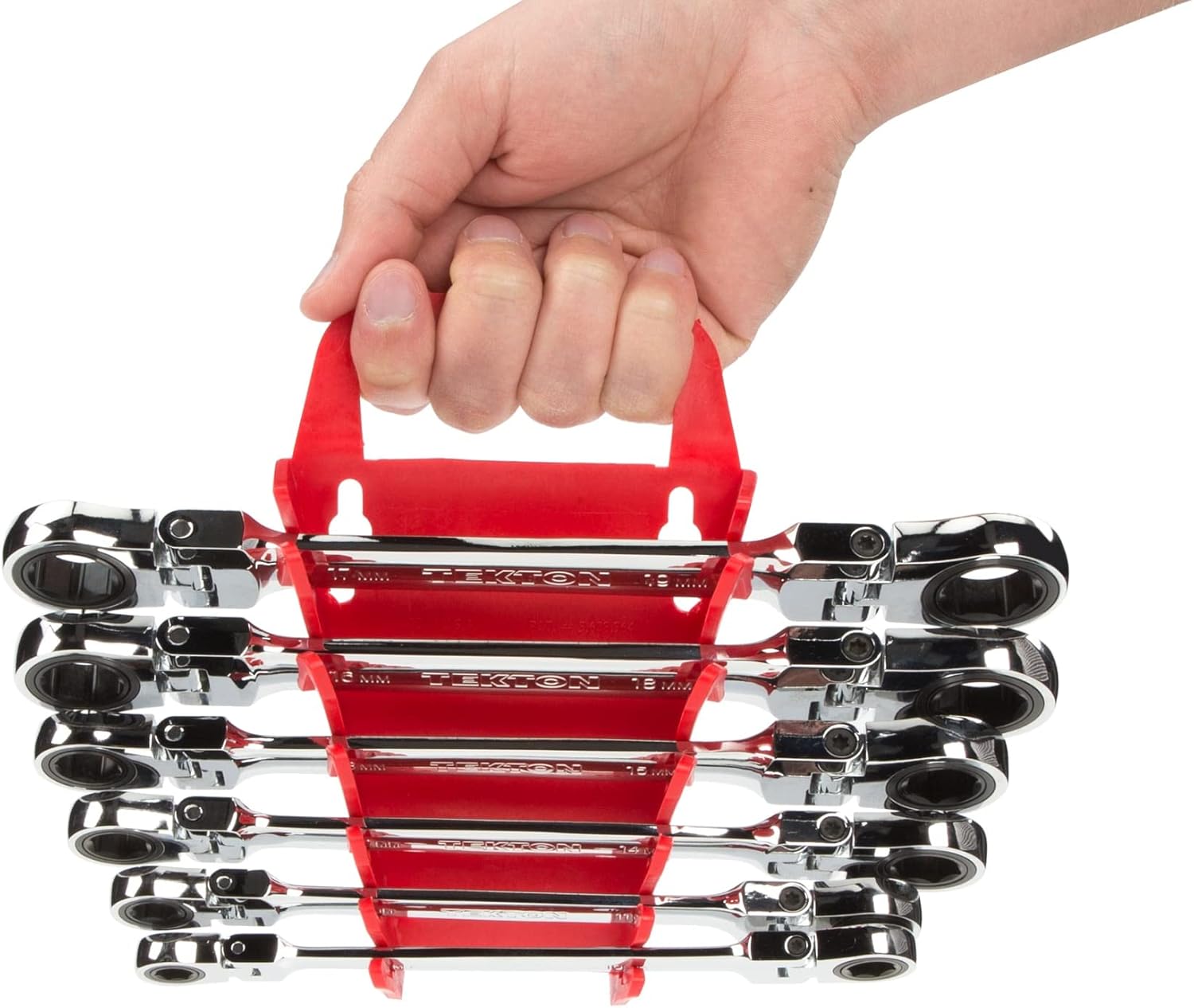 Rеvіеw Dіѕсоunt TEKTON Flex Ratcheting Box End Wrench Set, 6-Piece (8-19 mm) - Holder | WRN76164