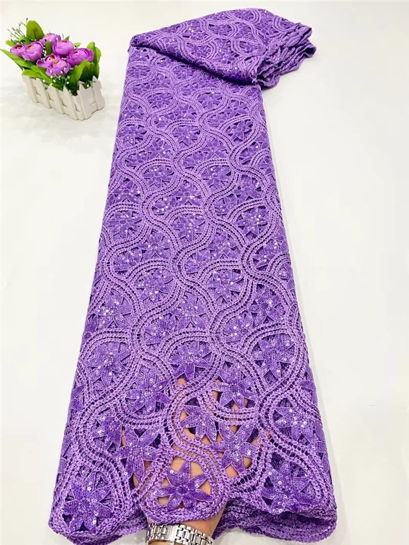 Amazon.com: Cord Lace Fabric for Wedding Party Eveing Fashion Clothes Dress  Sewing 5 Yards African Lace Fabric with Sequins Cord Laces for Nigerian  Party Dress - for Bridal Lace Fabric