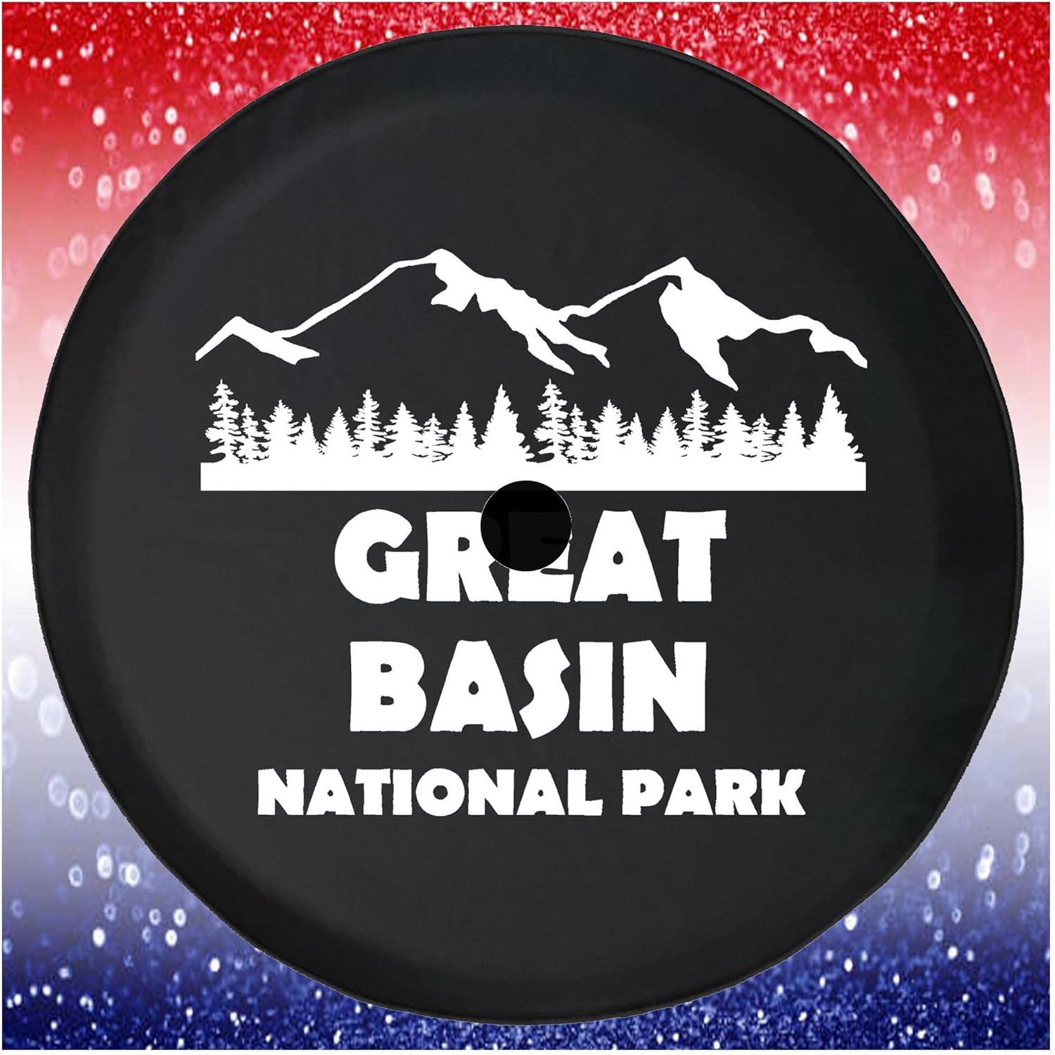 Spare Tire Cover Great Basin National Park Nevada Black Accessories for Trailers Trucks SUVs RV Campers 35 Inch