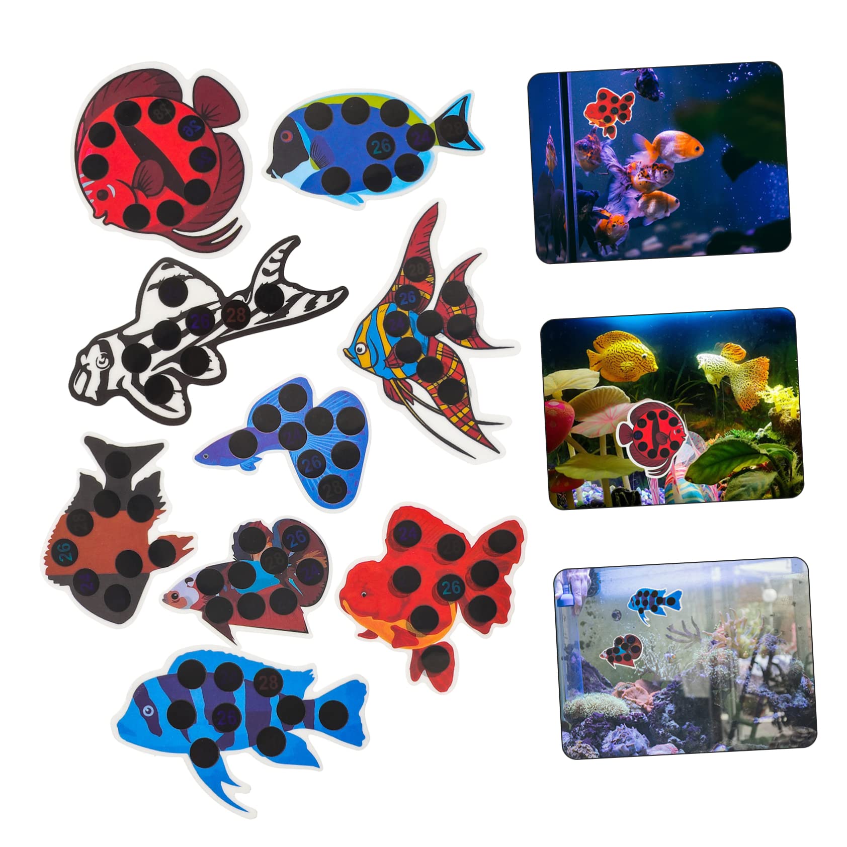 Toddmomy 45stücke Temperaturmessgeräte Für Aquarien Hochpräzise Thermometeraufkleber Mit Farbwechsel Für Wassertemperaturüberwachung Fischbecken Für Aquarien Und Einfache Anwendung