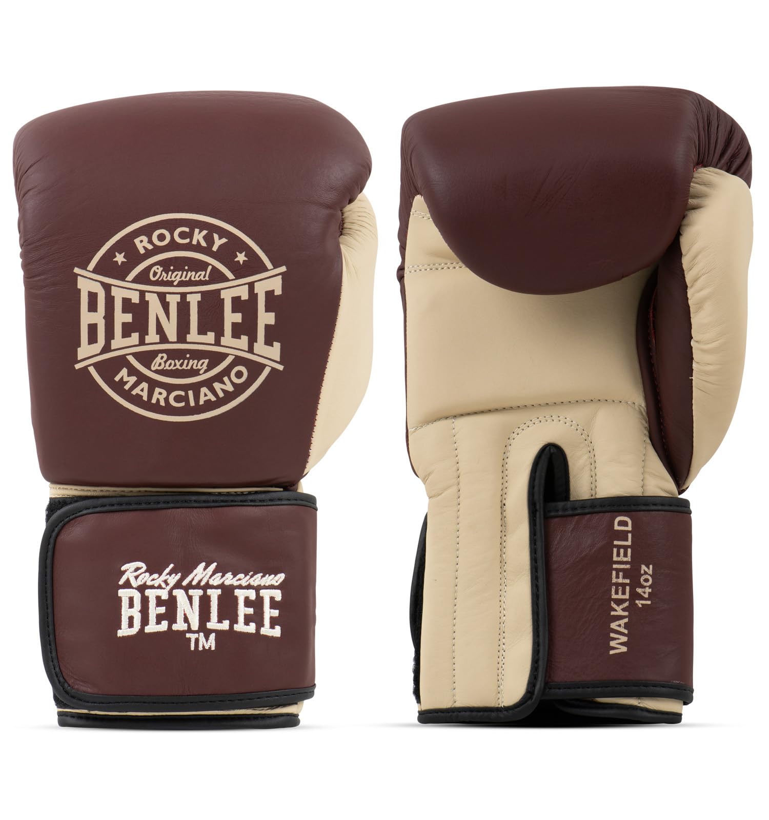BENLEE Gants de boxe en cuir Wakefield Wine 12 oz