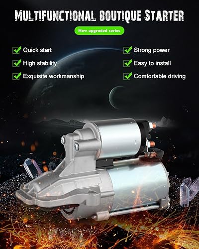 Miniatura 2 de SCITOO Arrancadores nuevos compatibles para Escape 2005-2008 2.3L 2009-2010 2.5L Focus 2003-2007 2.3L 2005-2010 Transit Connect 2010-2012 para Mazda