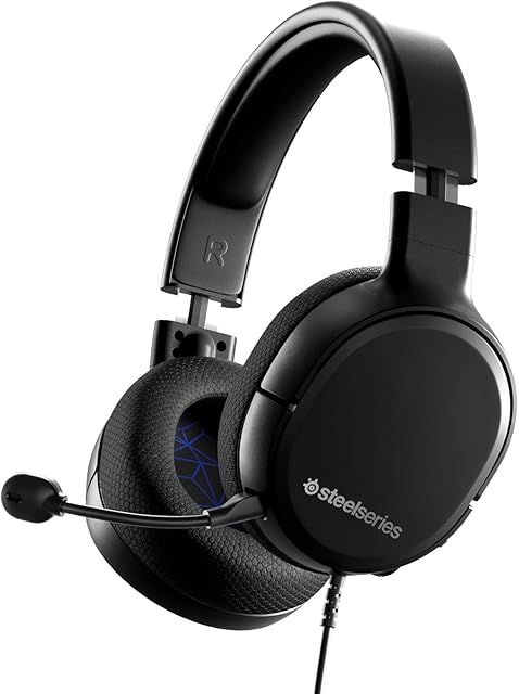 SteelSeries Arctis 1 - All-Platform Compatibility - For PS4, PS5, PC, Xbox, Nintendo Switch & Lite, Mobile - Detachable Clearcast Microphone (PlayStation)