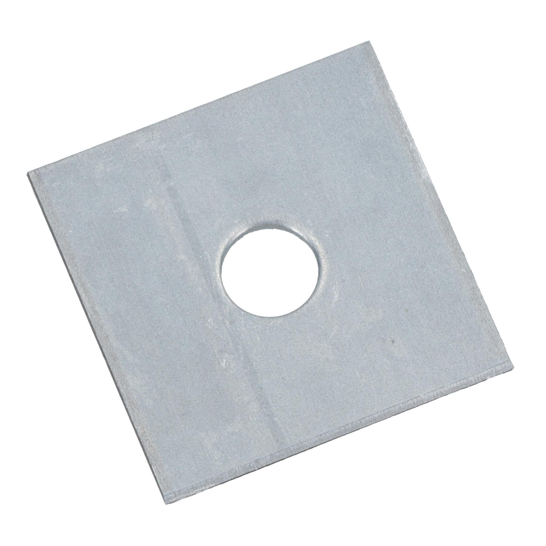 Square Plate Washer M12 50mm x 50mm Galvanised Timber Wood Fastener