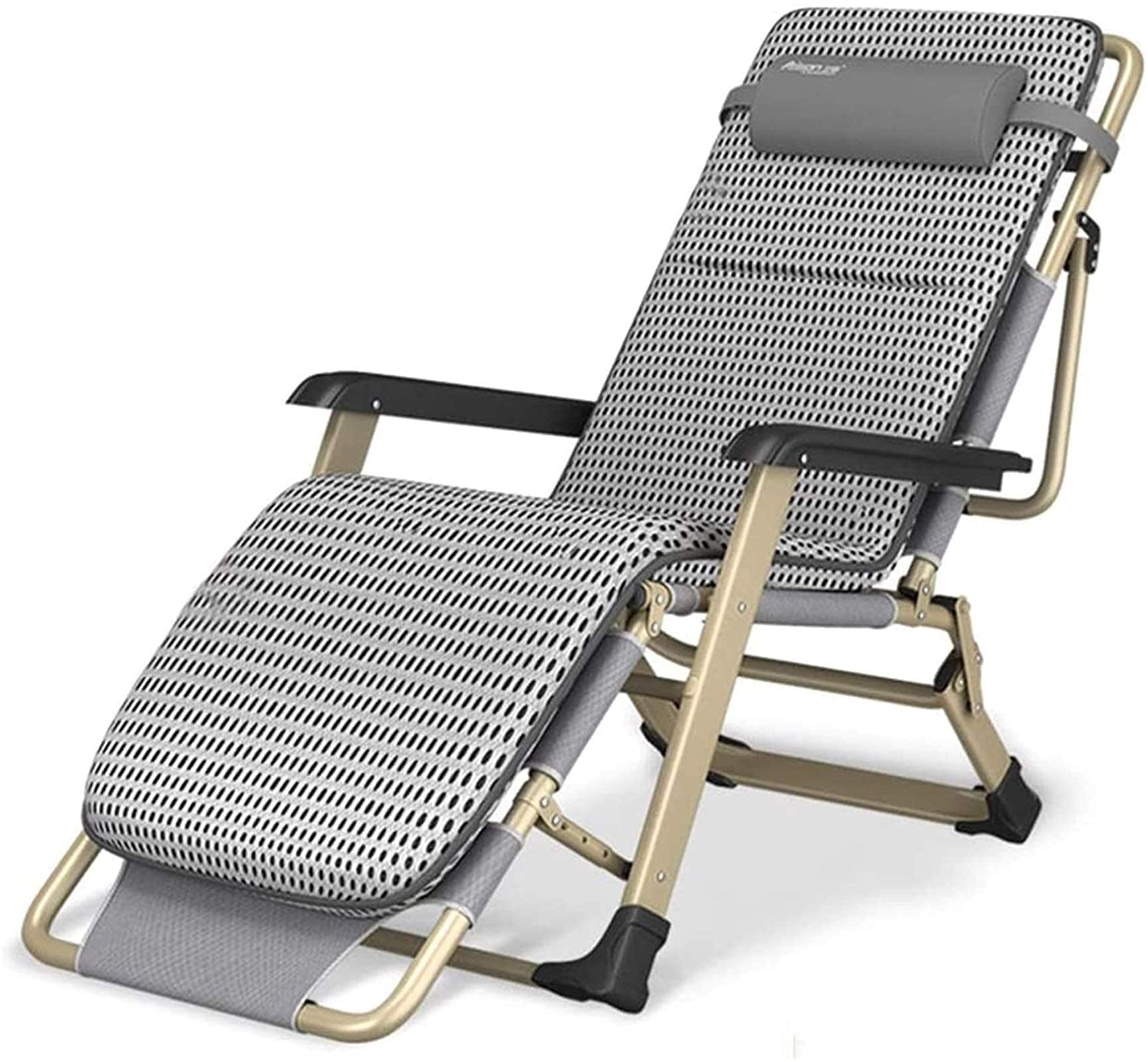 Fauteuil inclinable léger XL robuste contre l'inconfort des petits transats