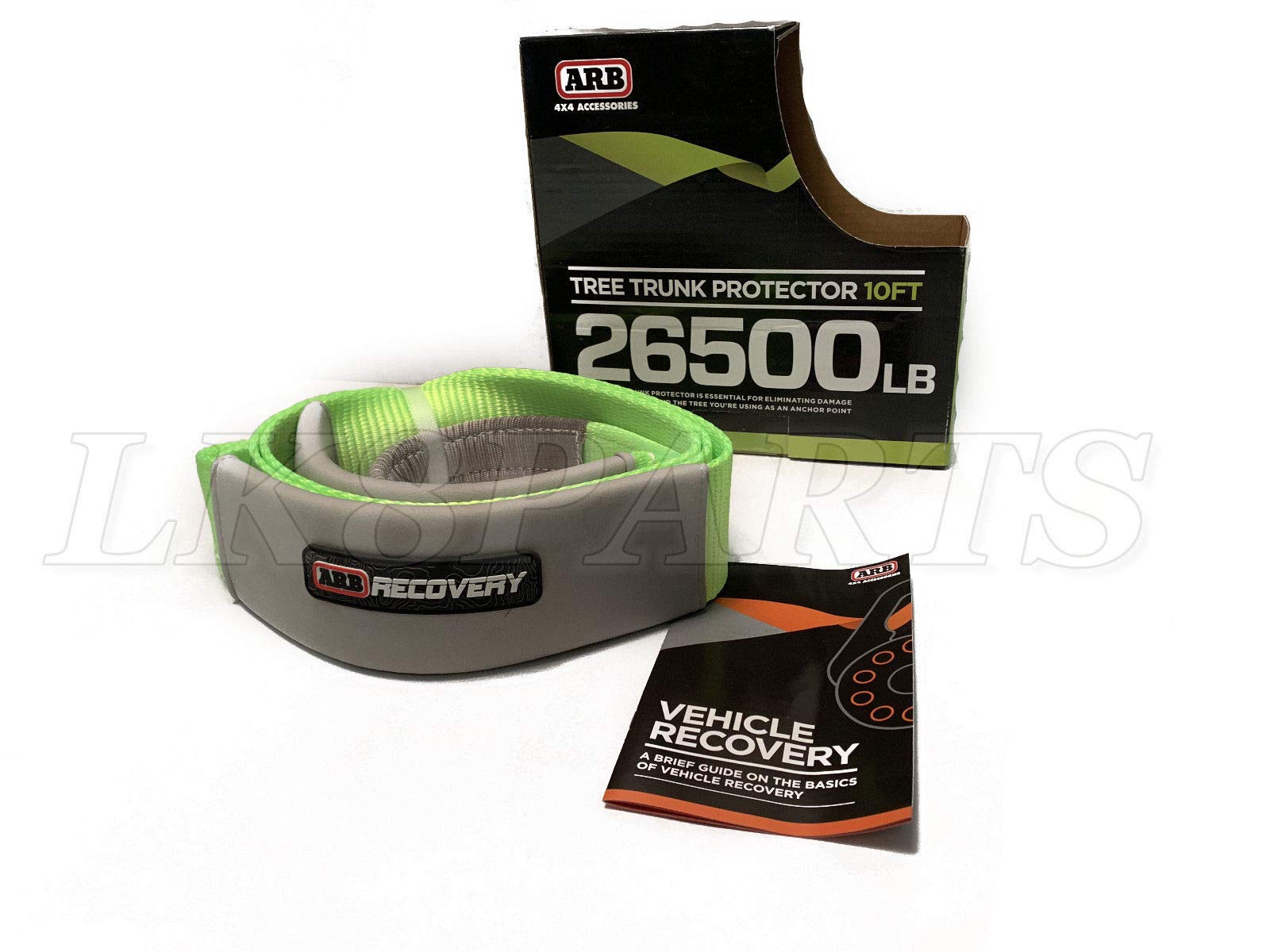 ARB Tree Saver Protector Tow Strap Green 10 ft. Length ARB730LB New