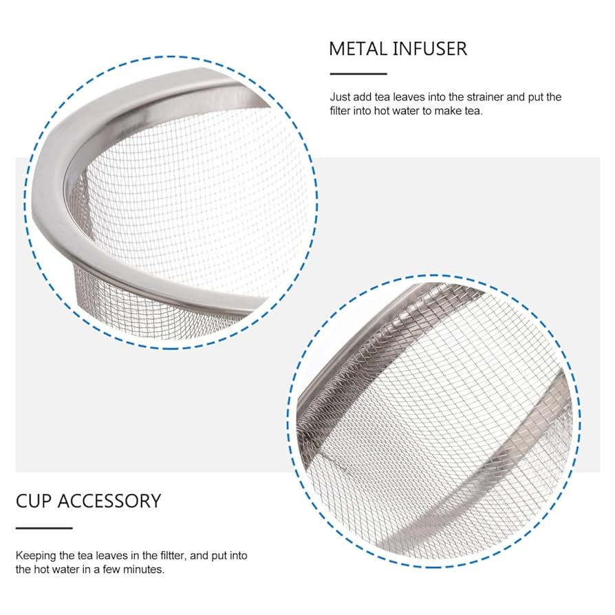 Healeved 8pcs Stainless Steel Tea Metal Infuser For Loose