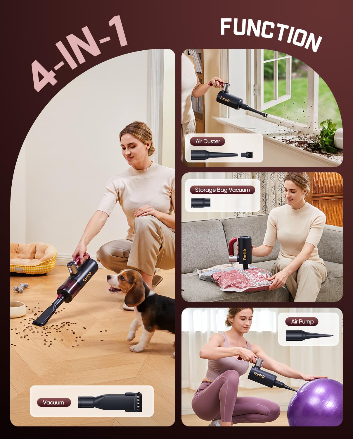Fanttik Cruise V11 APEX Handheld Vacuum - Key Features