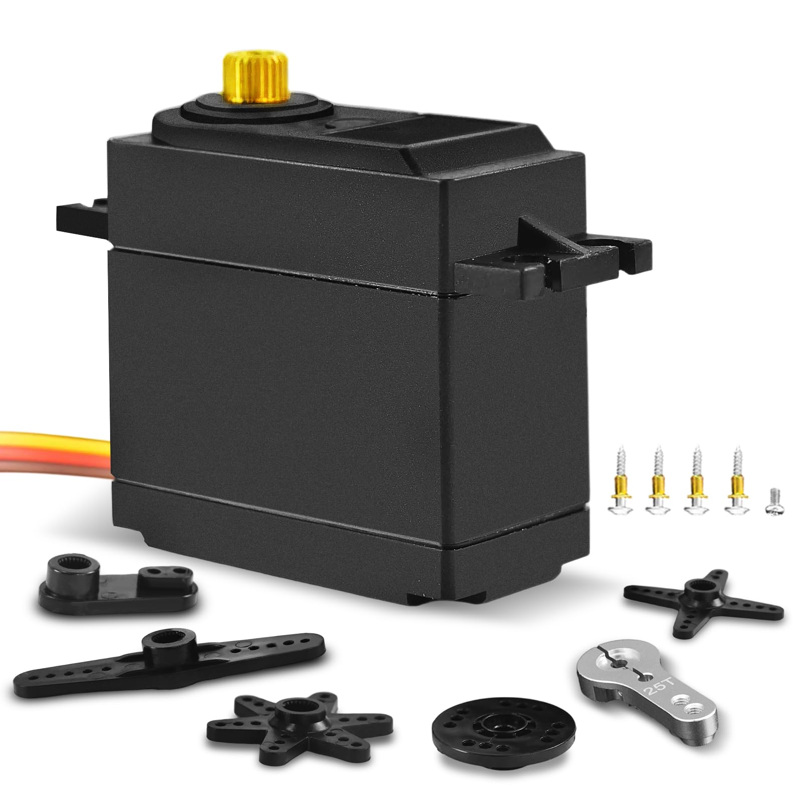 Digital Servo Motor 15kg ​High Torque Precision Control for RC Cars, Robots, and DIY Projects Metal Gear, High-Speed, and Durable Design Micro Servo Motor