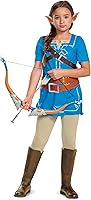 Vista 2 de Link Costume for Kids, Official Zelda Breath of the Wild Costume, Classic Child