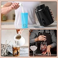 Vista 4 de Bola agitadora de proteínas, bola agitadora de acero inoxidable de 1.85 pulgadas para mezcladores de proteínas, se adapta a botellas de bebida