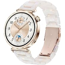 DEALELE Bands Compatible with Huawei Watch GT5 Pro 42mm / GT5 41mm / GT4 41mm / Garmin Venu 3S / Forerunner 265S / Fossil Womens Gen 6, 18mm Colorful Resin Replacement Strap for Women