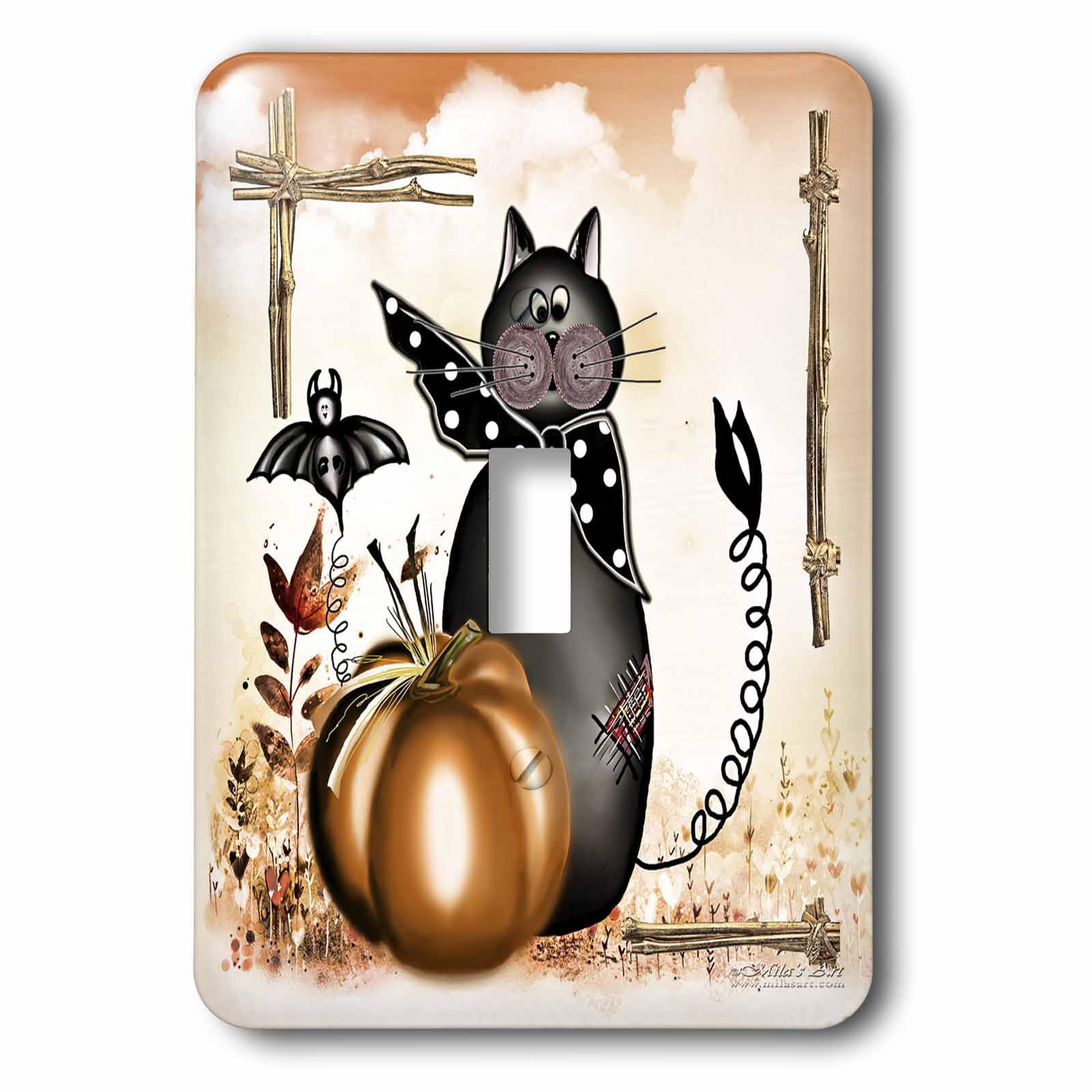 Interruptor de botón para Halloween Cat crea ambiente en tu salón