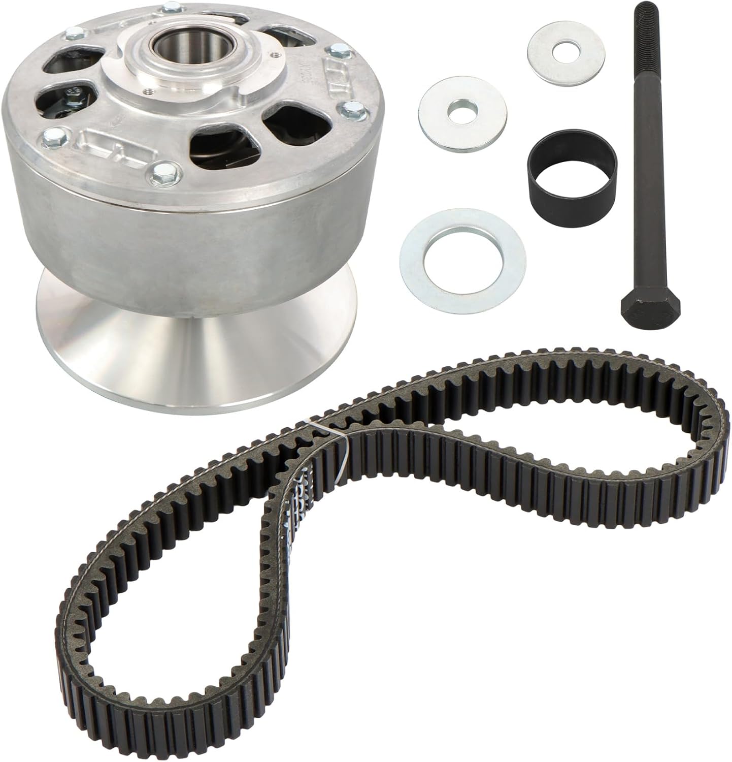 Primary Drive Clutch Kit with Belt and Puller Tool 49093-1064 49093-1052 59011-1057 59011-1070 Replacement for Kawasaki Mule 2500 2510 2520 1993-2000