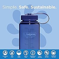 Vista 2 de Nalgene Sustain Tritan Botella de agua sin BPA fabricada con material derivado del 50% de residuos plásticos