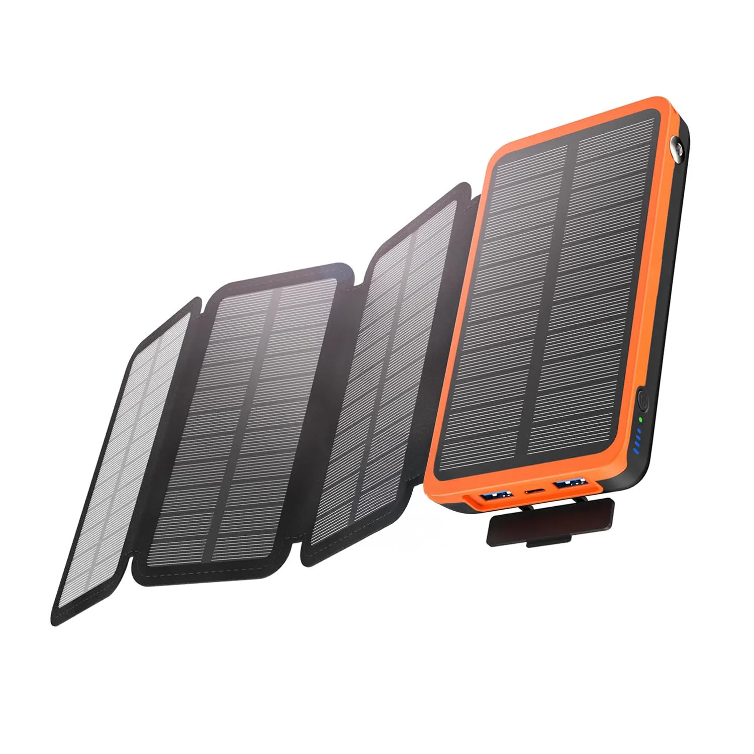TrustBasket Solar Power Bank 20000mAh | Portable Solar Charger | 5 Solar Panels | USB & Type C Output | Solar Charger Power Bank | Solar Panel Charger | Solar Mobile Charger | LED Flashlight-image-27