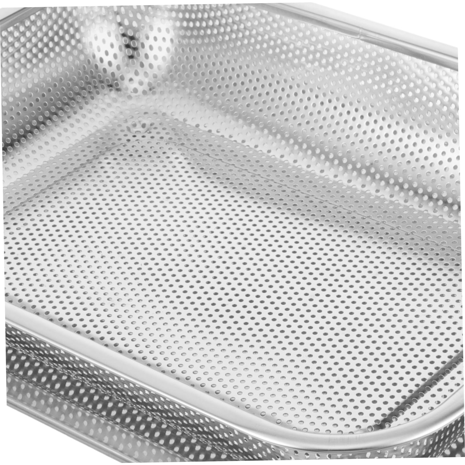 Panier à Friture avec Plateau Rectangulaire Acier Inoxydable