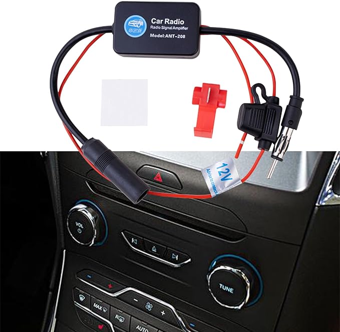 HAOBO Car Antenna Booster, Car Stereo FM Radio Antenna