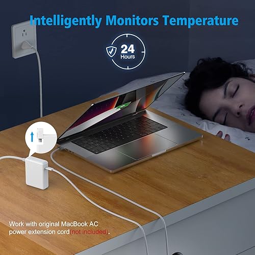 Miniatura 5 de Cargador USB C de 140 W para MacBook Pro 16, 15, 14, 13 pulgadas 2024, 2023, 2022, 2021, 2020, 2019, MacBook Air 15 de 13 pulgadas, iPad pro M4