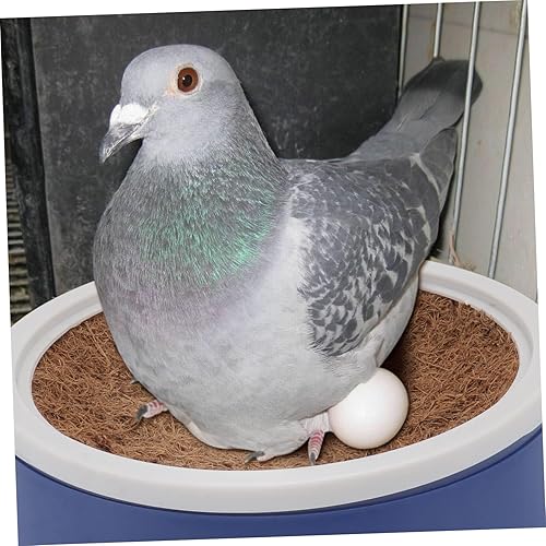 Miniatura 4 de SECFOU 6 juegos de jaulas de huevo de paloma para loros, accesorios de hámster, periquito de cría de palomas, cuenco de anidación de palomas, cuenco