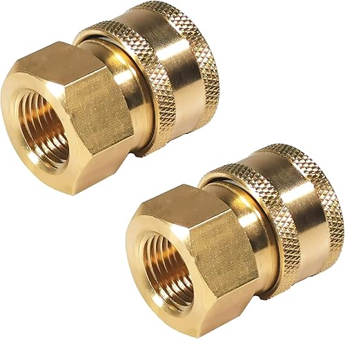 YAMATIC Adaptador de lavadora a presión hembra de 38 pulgadas NPT a enchufe de conexión rápida de 38 pulgadas, repuesto de acoplador de manguera de