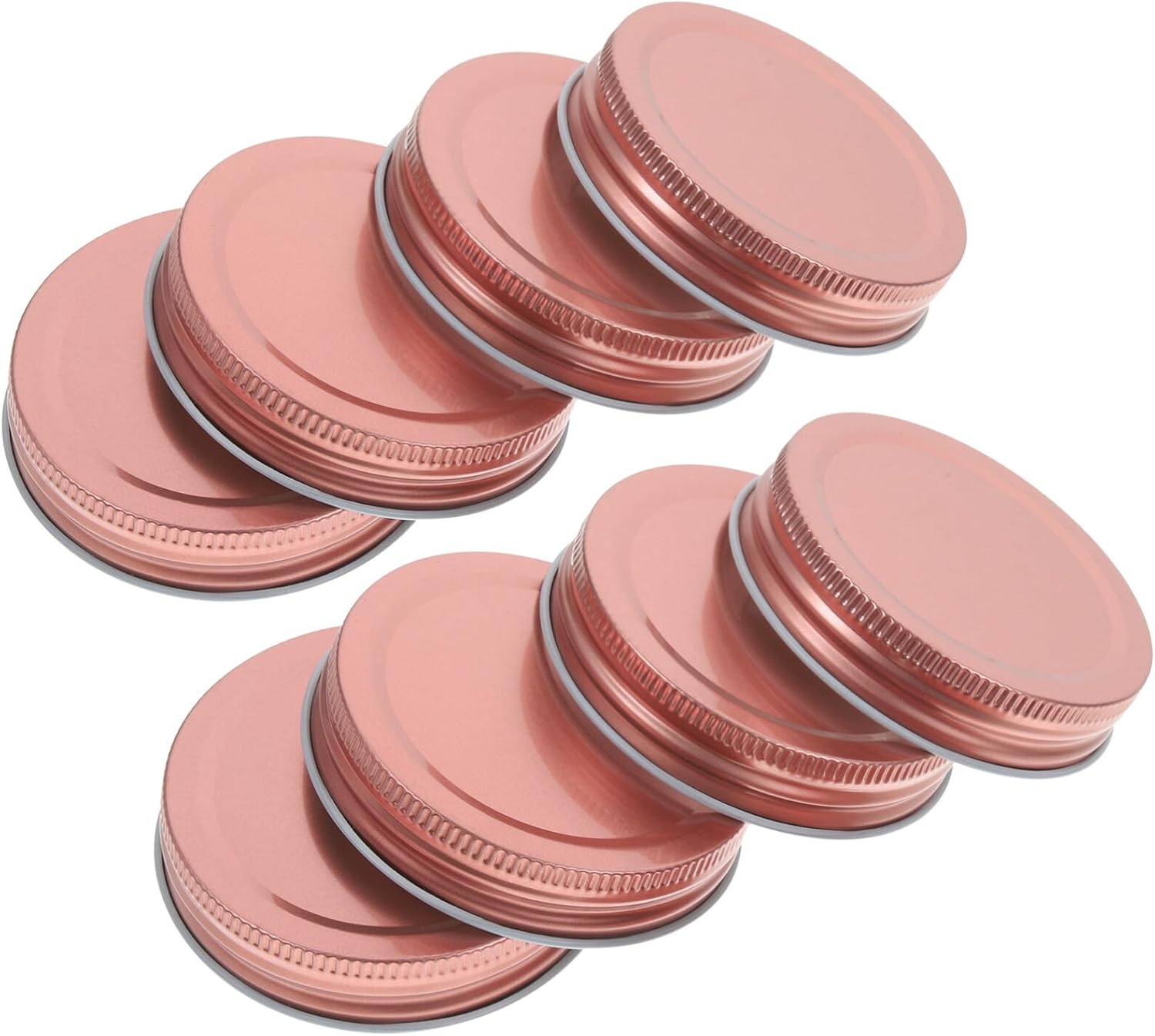 Kichvoe 12pcs Regular Mouth Mason Jar Lids Round Canning