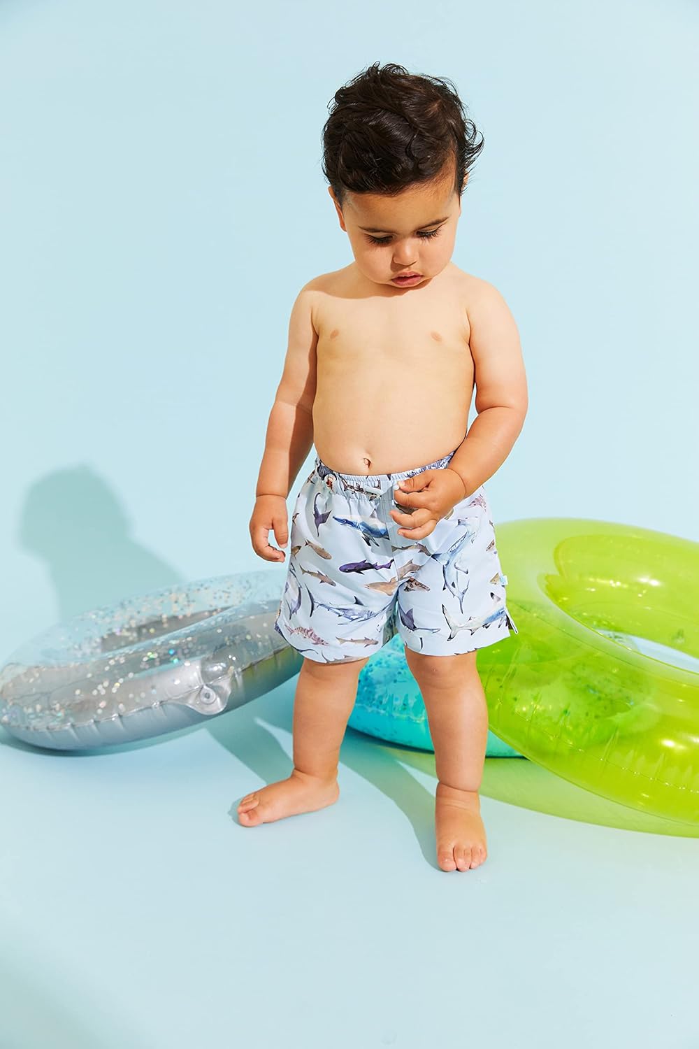Posh Peanut Boy's Swim Trunks - Quick Dry Swimming Shorts for Toddlers: Clothing, Shoes & Jewelry